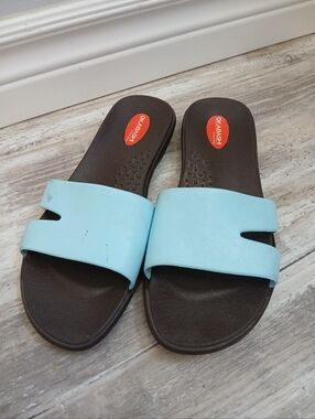 Okabashi Comfort Slide Sandals Size M 7.5-8 - Arch Support & Massage Nodes